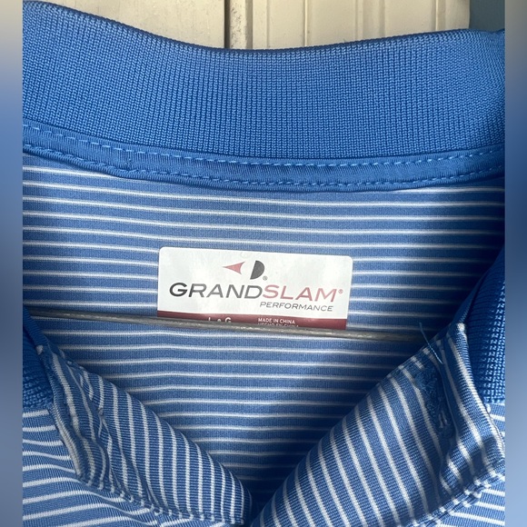 Grand Slam Moisture Wick Polo Shirt Size Large - Picture 2 of 6